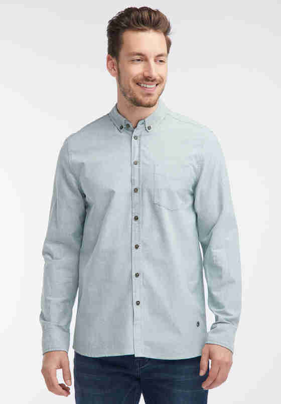 Hemd Button-down-Hemd, Grün, model