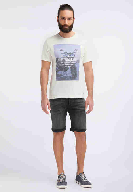 T-Shirt Photoprint Tee, Weiß, model