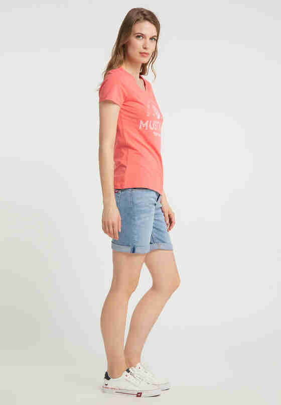 T-Shirt Alexia C Print, Rosa, model
