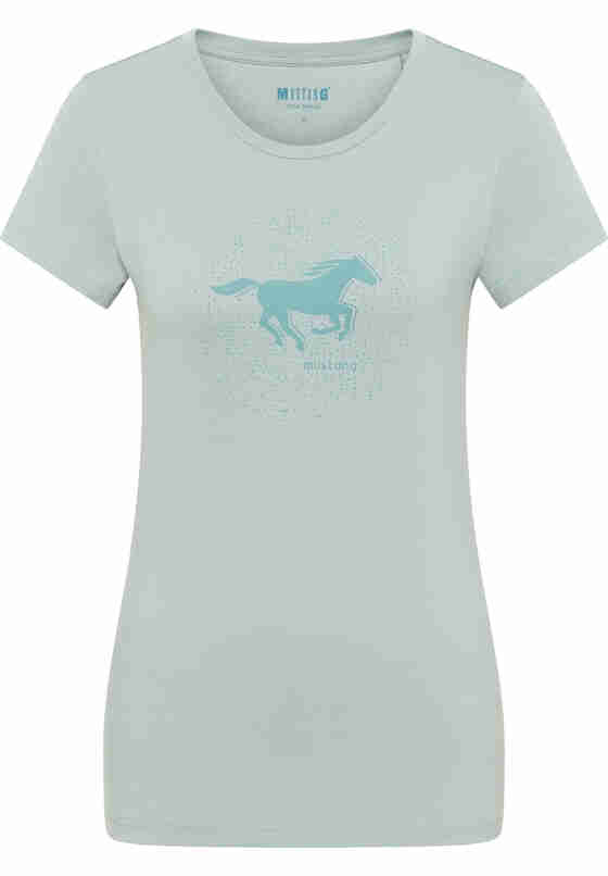 T-Shirt Style Alexia C Print, Blau, bueste