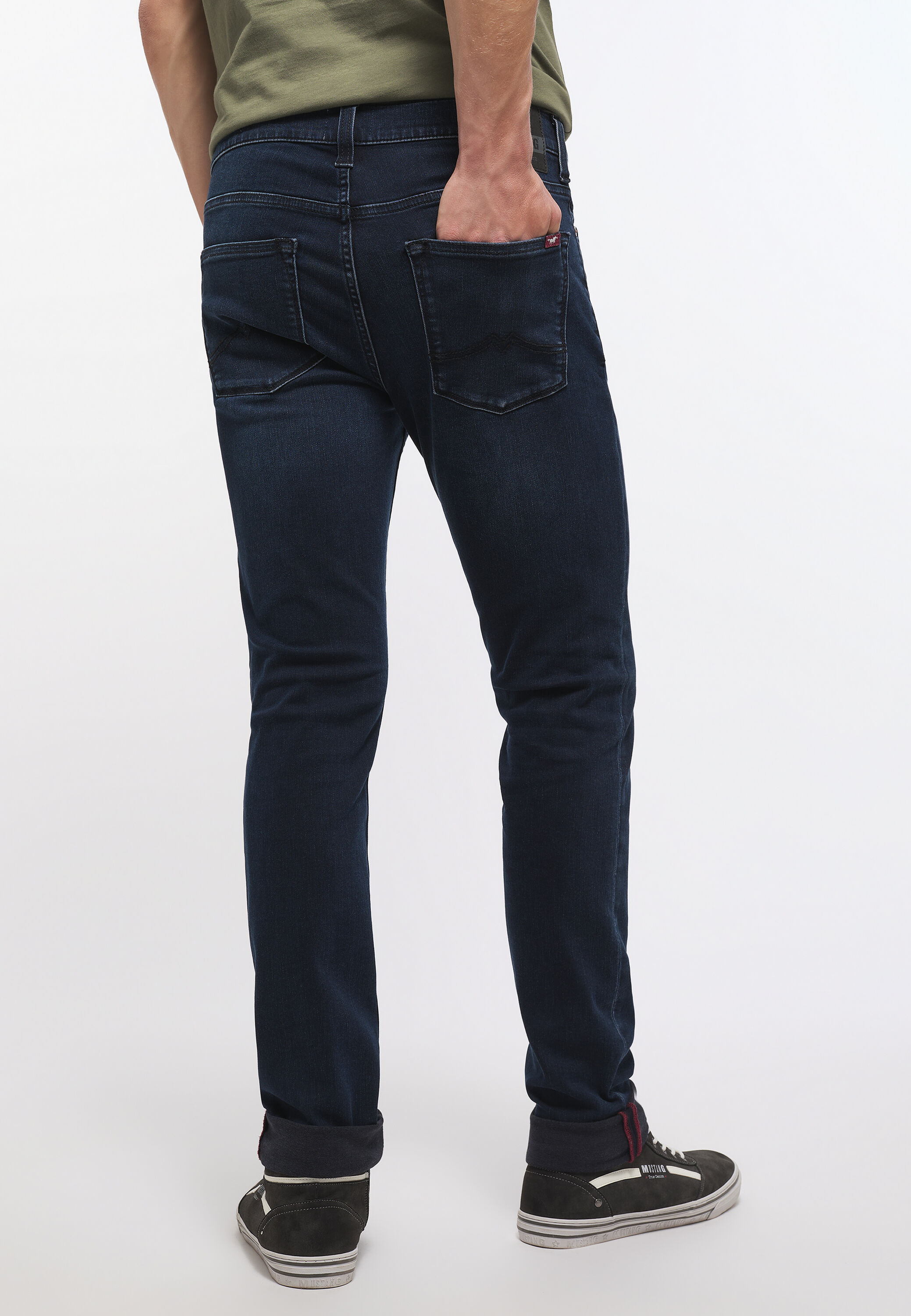 Mustang Denim Jeans  frisco  in Schwarz für Herren Herren Bekleidung Jeans Jeans mit Gerader Passform 