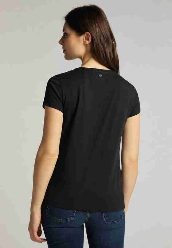 T-Shirt Style Alina C Print, Schwarz, model