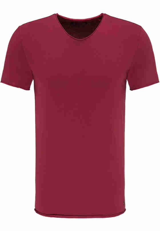 T-Shirt Aaron V Washed, Rot, bueste