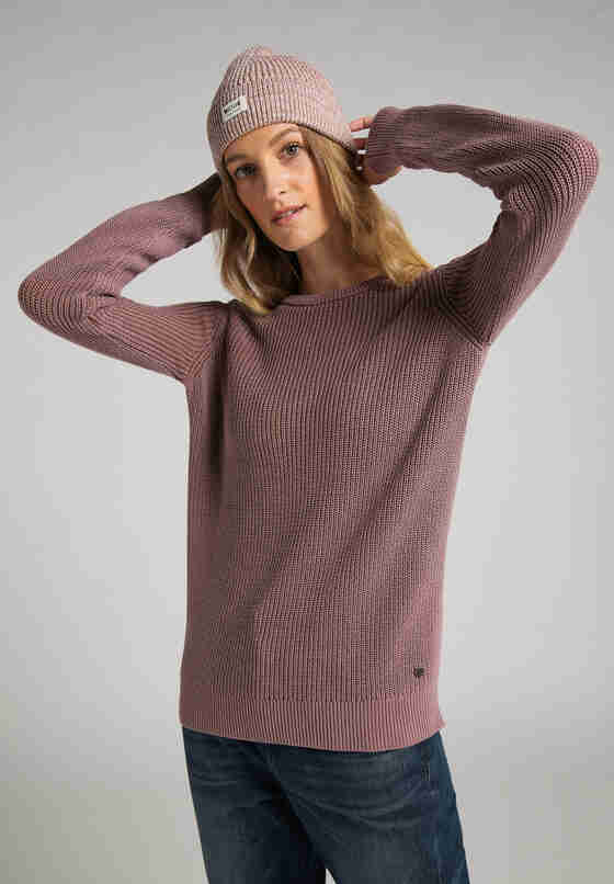 Sweater Style Carla C Washed, Rosa, model