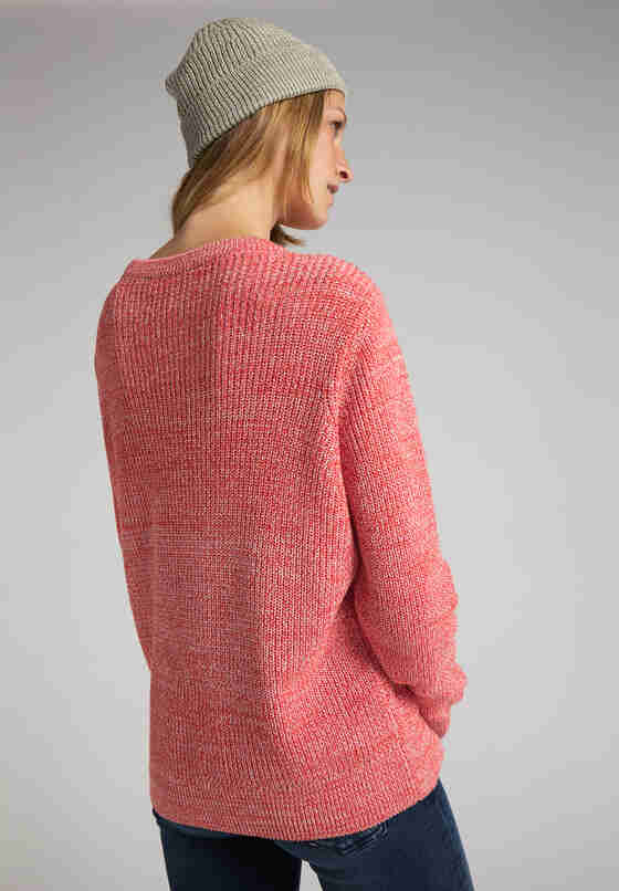 Sweater Style Carla C Mouline, Rot, model
