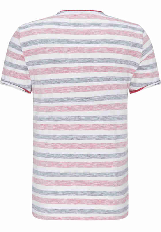 T-Shirt Aaron C Striped, Weiß, bueste