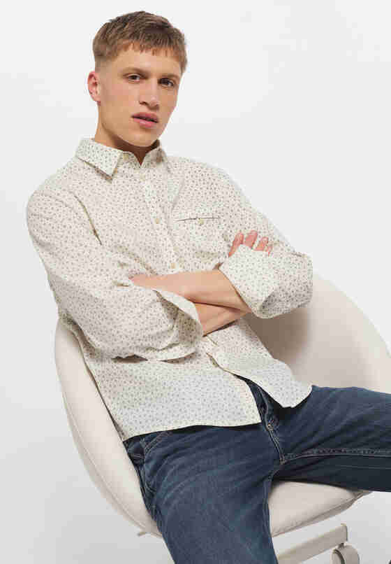 Hemd Style Clemens AOP COEL, Weiß, model