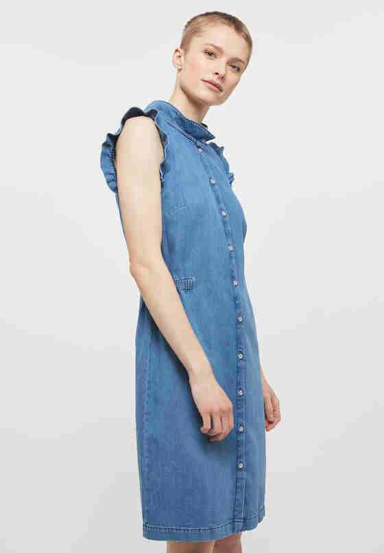 Kleid Style Frida Denim Dress, Blau 320, model