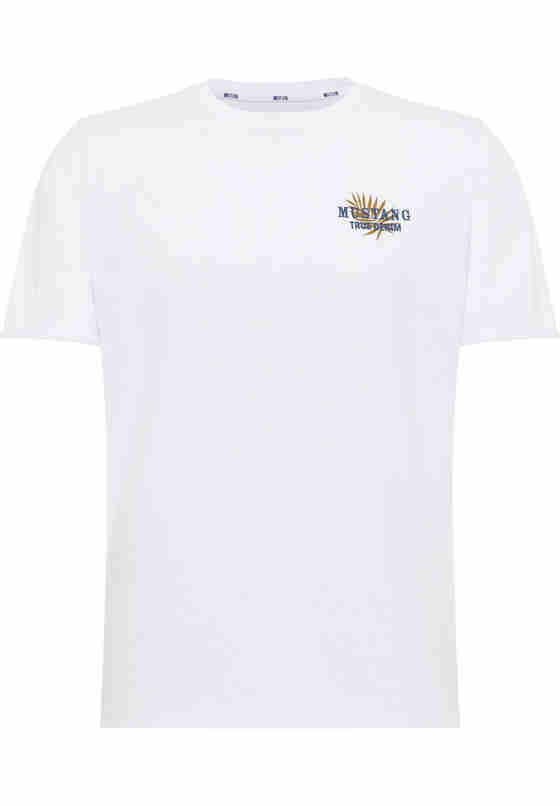 T-Shirt Style Alex C Backprint, Weiß, bueste