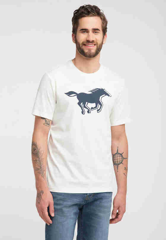 T-Shirt Horse Tee, Weiß, model