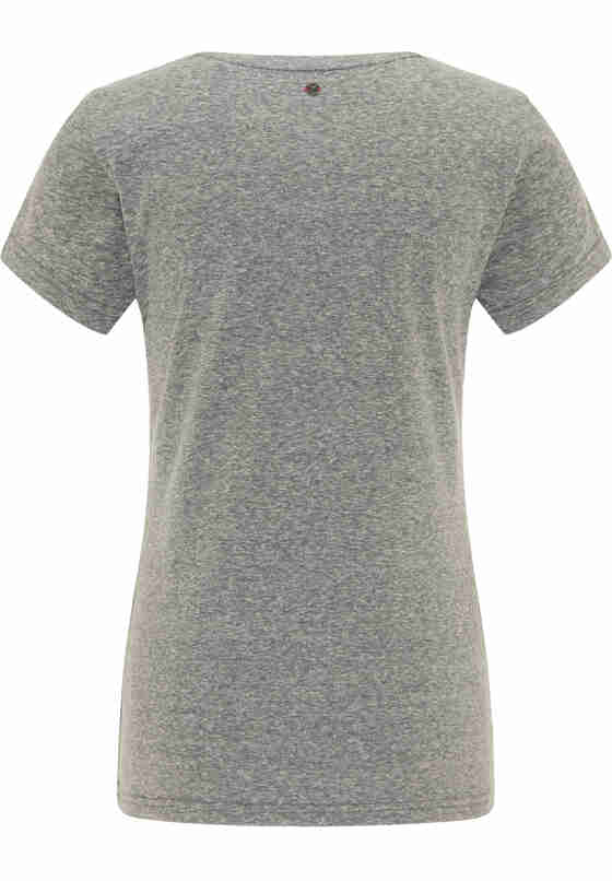 T-Shirt Print-Shirt, Grau, bueste