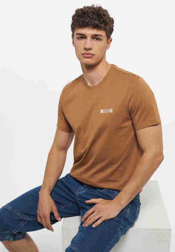 T-Shirt Style Alex C Print, Braun, model