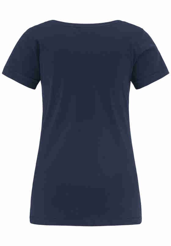 T-Shirt Basic Print Tee, Blau, bueste