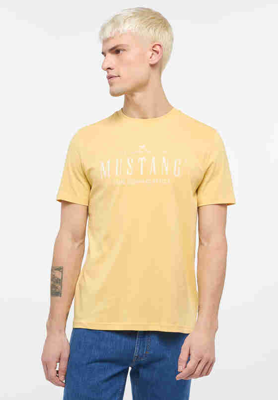 T-Shirt mit Print im Used-Look jetzt bei bei Mustang kaufen