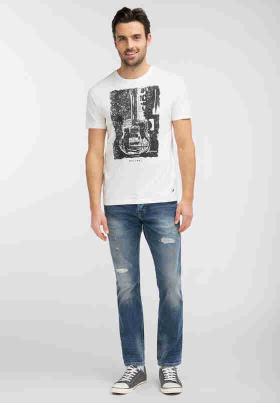 T-Shirt Photoprint T-Shirt, Weiß, model