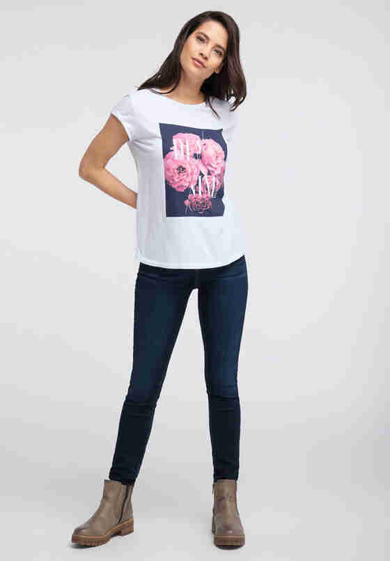 T-Shirt Alina C Photoprint, Weiß, model