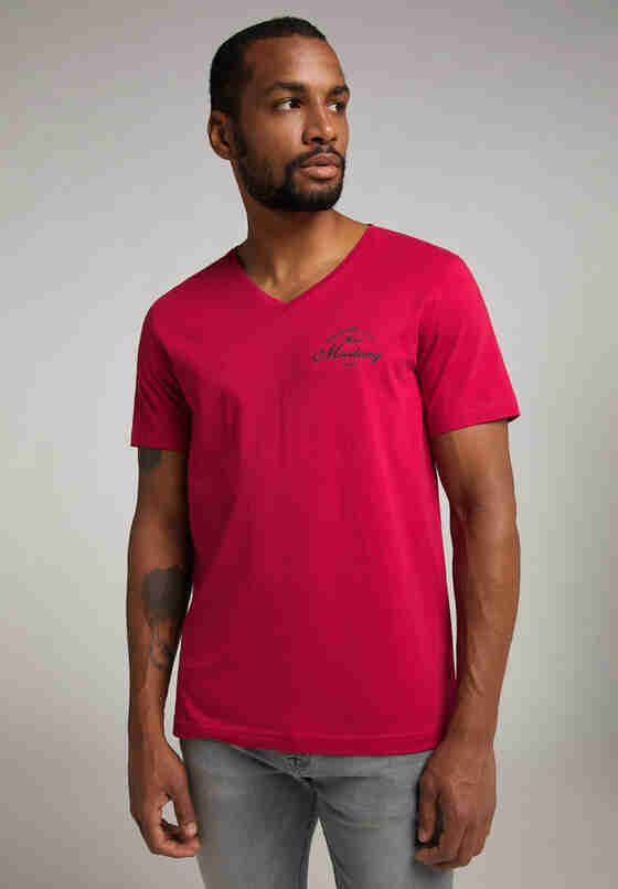 T-Shirt Style Alex V Print, Rot, model