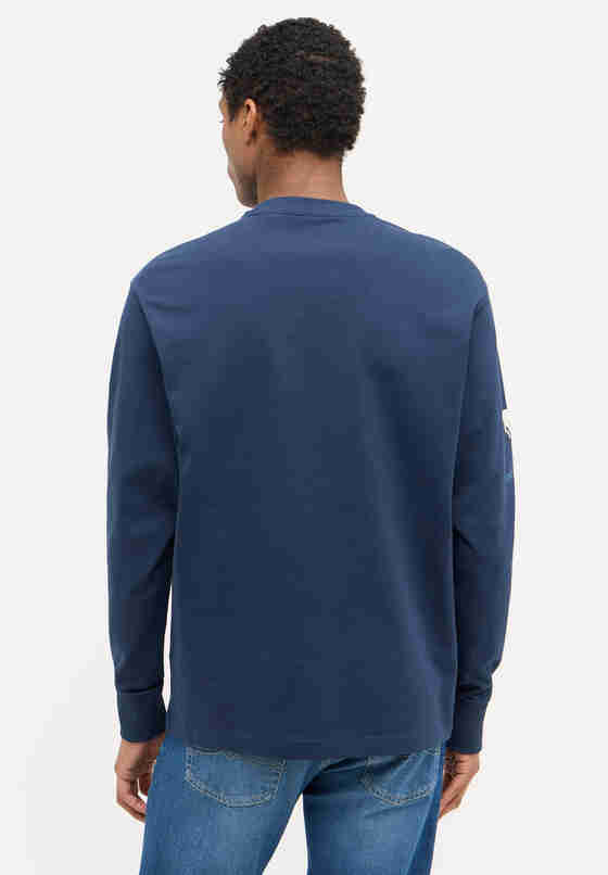 T-Shirt Sweatshirt, Blau, model