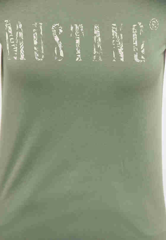 T-Shirt Style Alexia C Print, Grün, model