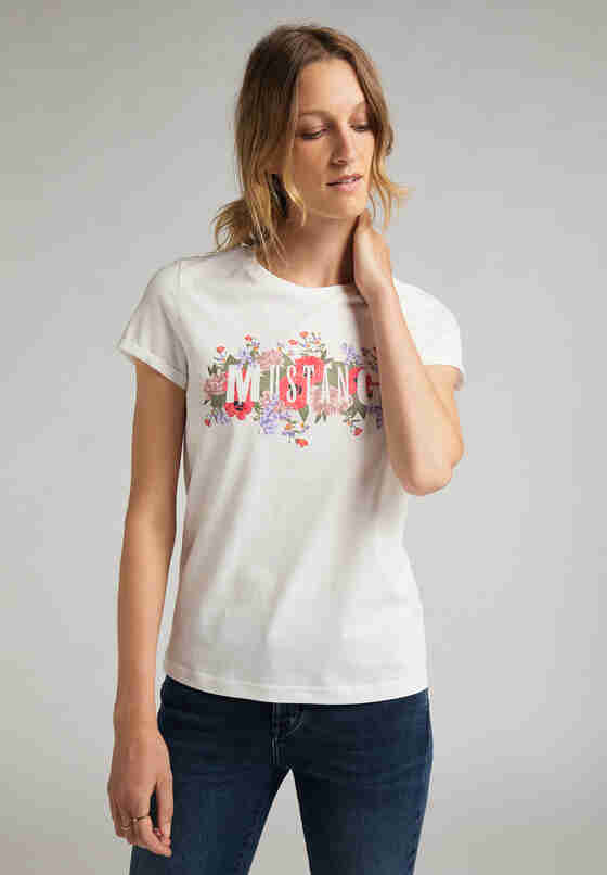 T-Shirt Logoshirt, Weiß, model