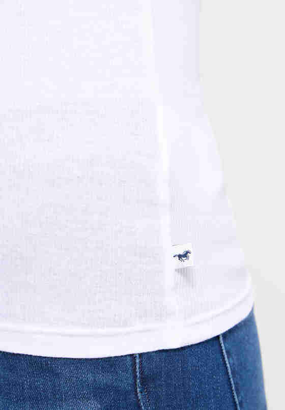 T-Shirt Top, Weiß, model