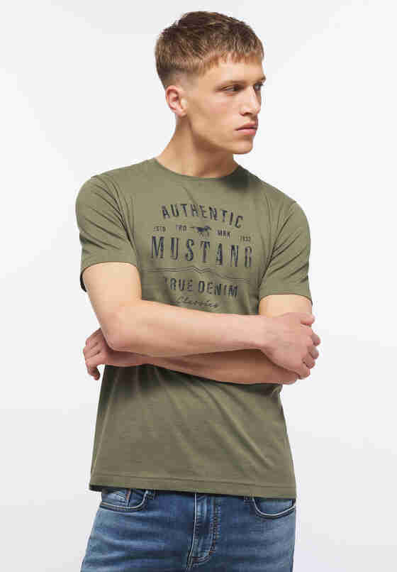 T-Shirt Style Alex C Print, Grün, model