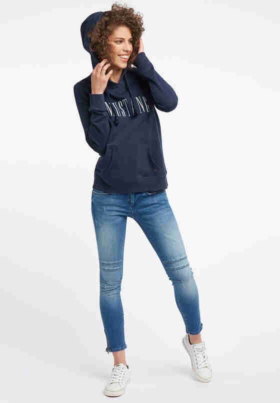 Sweatshirt Kapuzenpullover, Blau, model